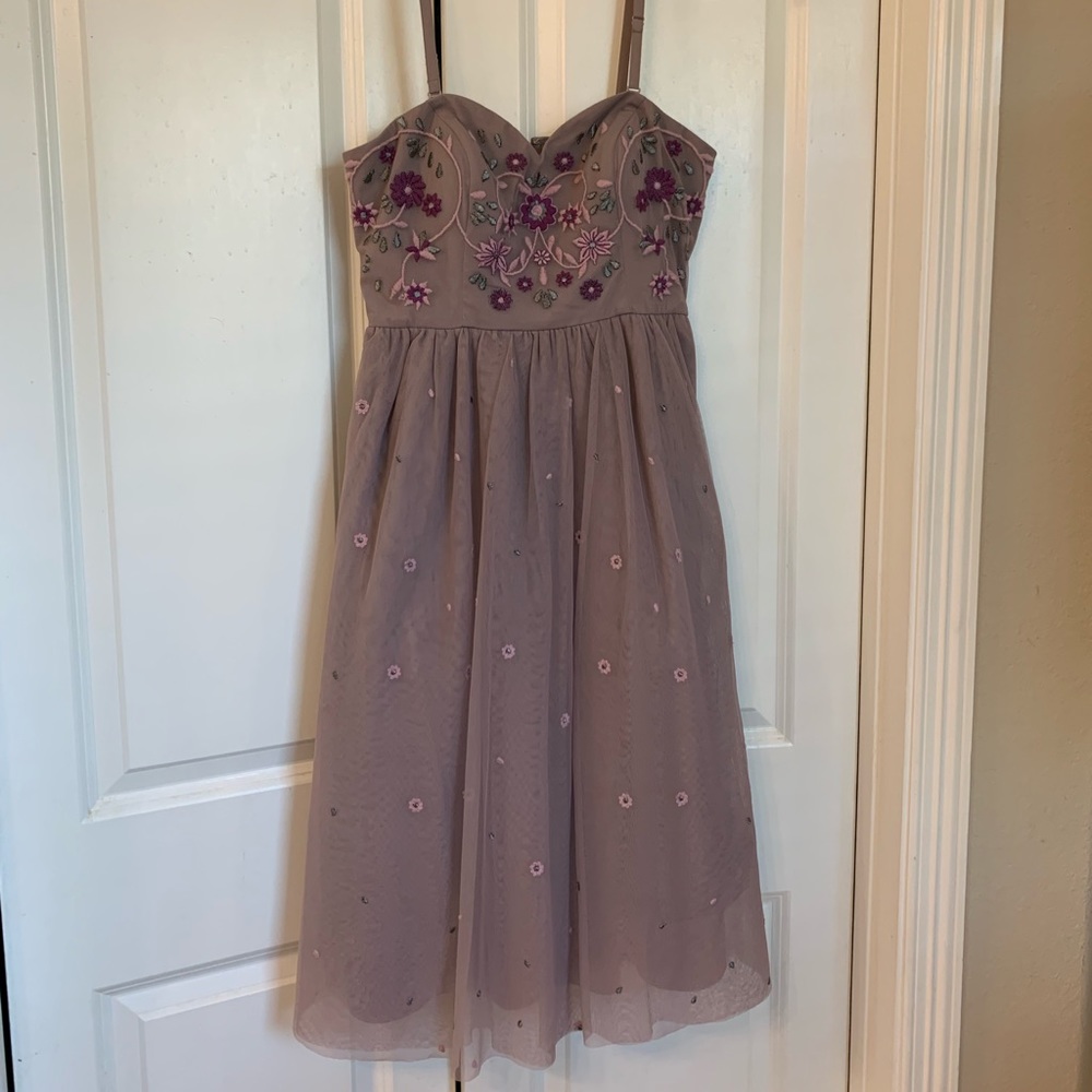 ModCloth Lilac Dreams Midi- NWOT